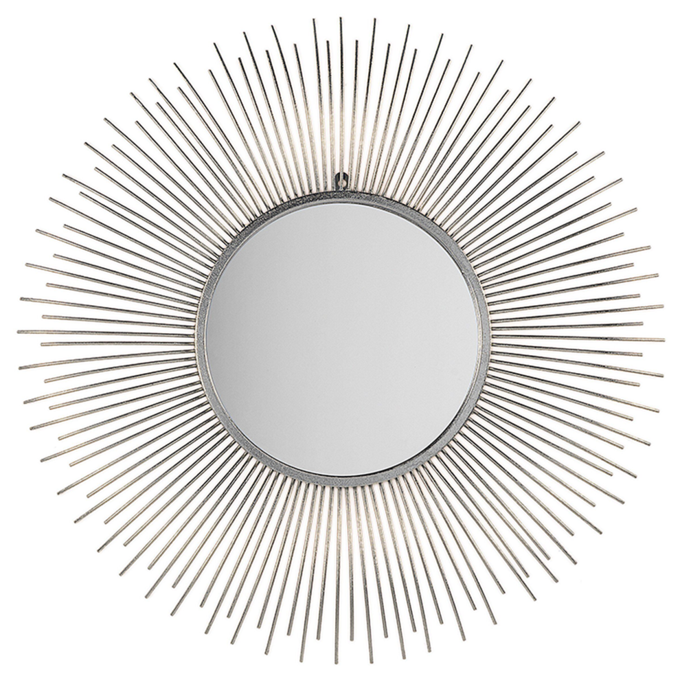 Wall Mirror CILLY 80 cm 80 cm Metal Silver