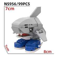 (7) Stick Figure Building Blocks Toy Small Plastic Bricks Creative Assembly Model for Kids Age 7-14