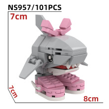 (8) Stick Figure Building Blocks Toy Small Plastic Bricks Creative Assembly Model for Kids Age 7-14