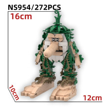 (6) Stick Figure Building Blocks Toy Small Plastic Bricks Creative Assembly Model for Kids Age 7-14