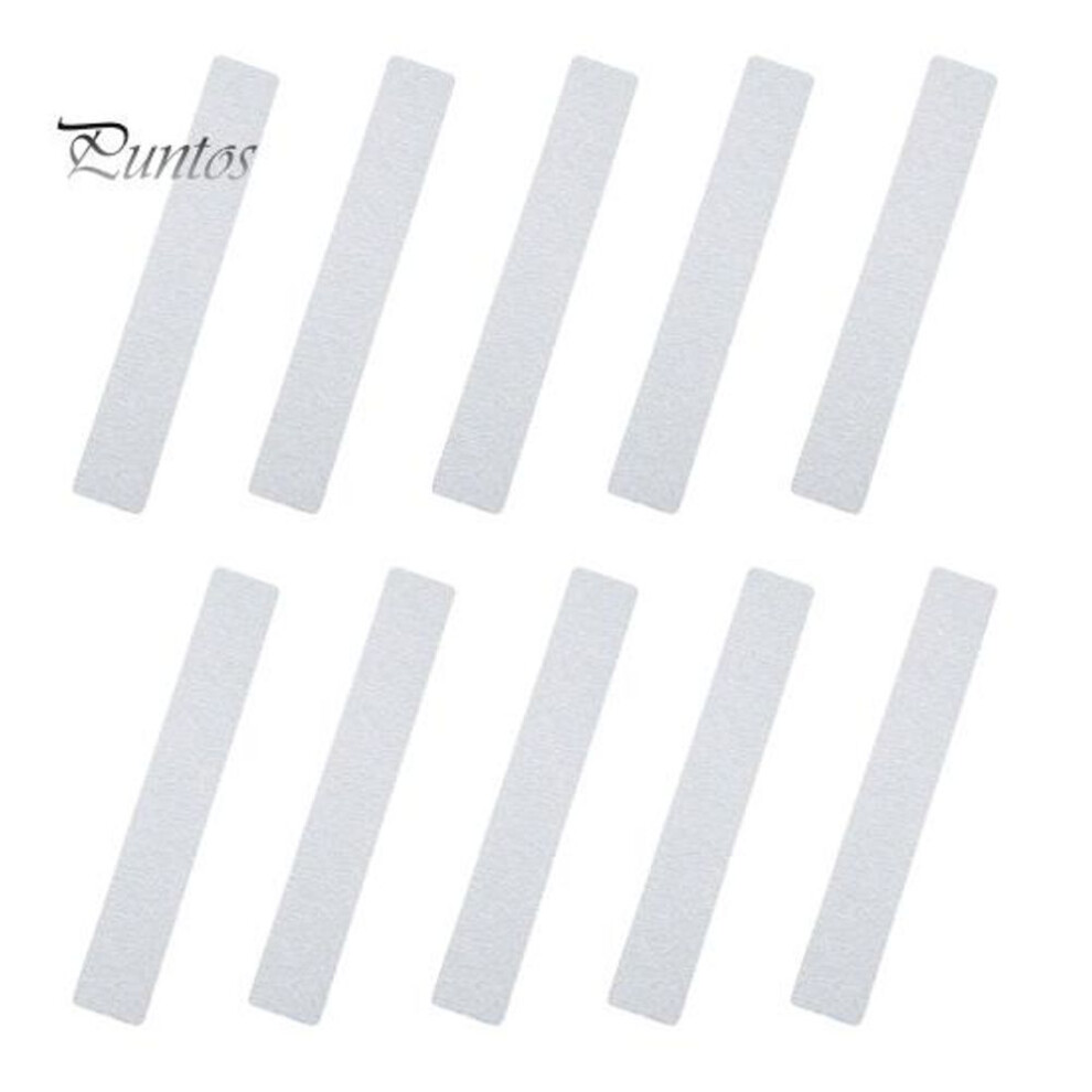 (as the picture, C) 10Pcs Nail File EVA Emery Board Material Double Sided 100/180 Grit Nail File Acrylic Dip Gel Nails Washable Manicure Tool