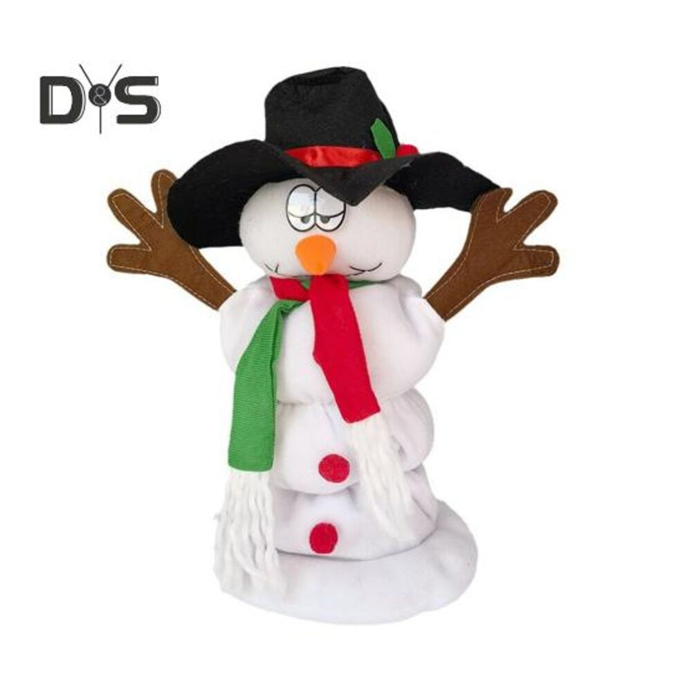 Singing And Dancing Snowman Plush Toy Musical Santa Claus Doll With Christmas Songs For Kids Rocking Snowman Decoration