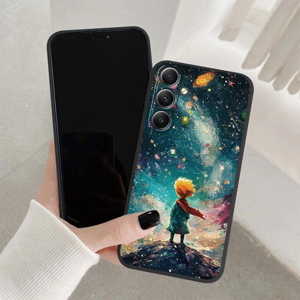 (black, Samsung Galaxy M10s) Graffiti Cat Case For iPhone Samsung A55 S24 FE S25 Xiaomi Redmi Note 13 Pro 14C Huawei Honor Realme Shockproof Phone Bumper Anti-Scratch Matte Cover
