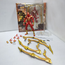 (Rosso) 14 cm Kaiyodo Revoltech Amazing Yamaguchi Iron Spider-Man Action Figures Modello Bambola da Collezione