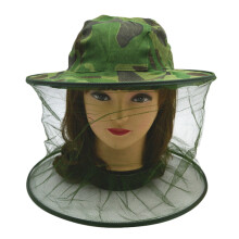 1 cappello a rete anti-zanzara, anti-insetto, anti-ape, con protezione per il viso, per pesca all'aperto, berretto