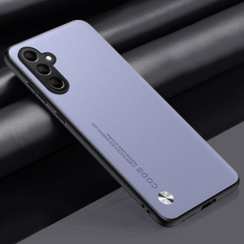 (light purple, Samsung S25) Matte Case for Samsung Galaxy S25 Ultra S25 Plus S24FE Plain PU Leather Silicone Slim Full Protection Phone Case for Samsung S23 Plus