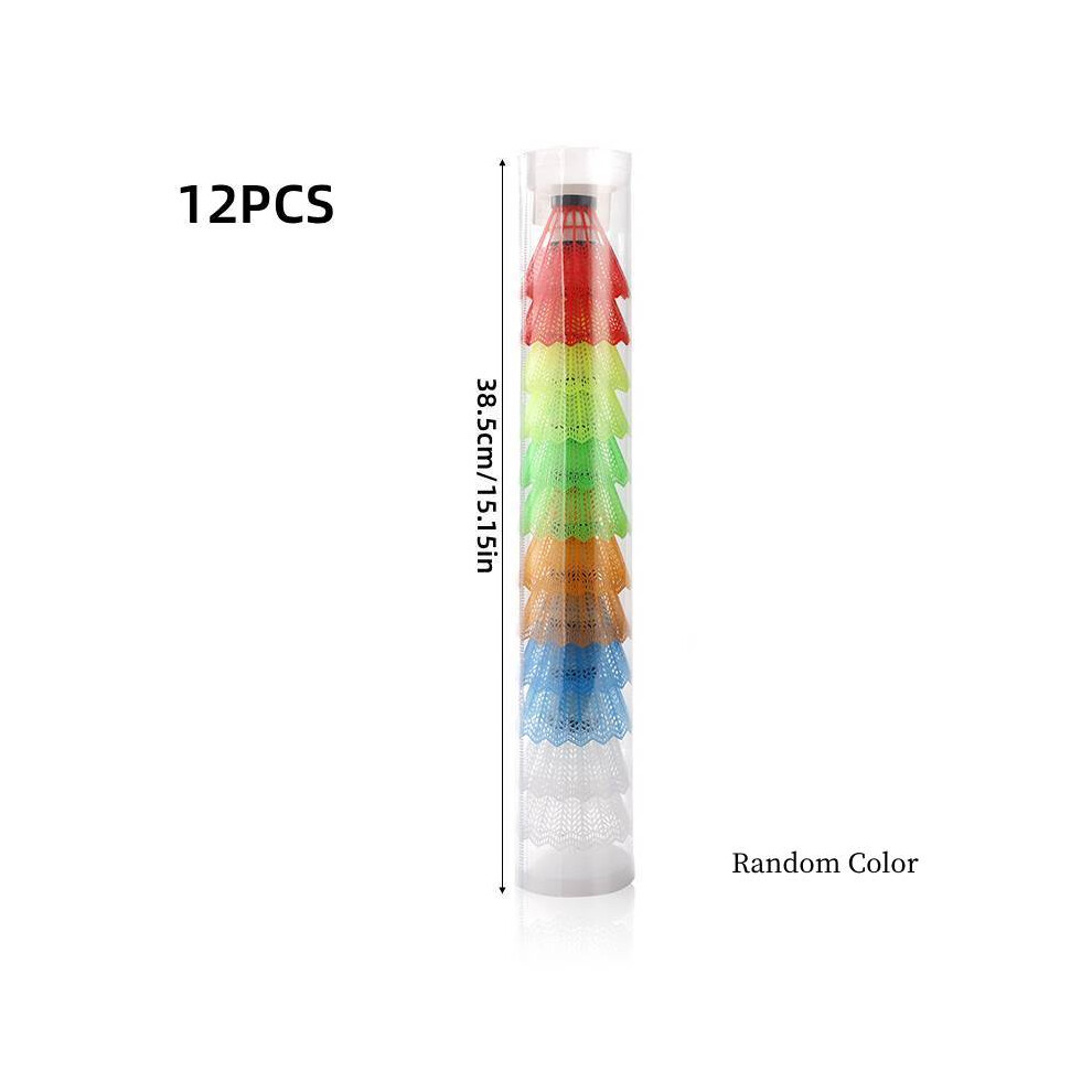 (12PCS) Shuttlecocks Set 612pcs Badminton Foam Balls Colorful Outdoors Sport Plastic-image-OPC-PHCFJXK-NEW