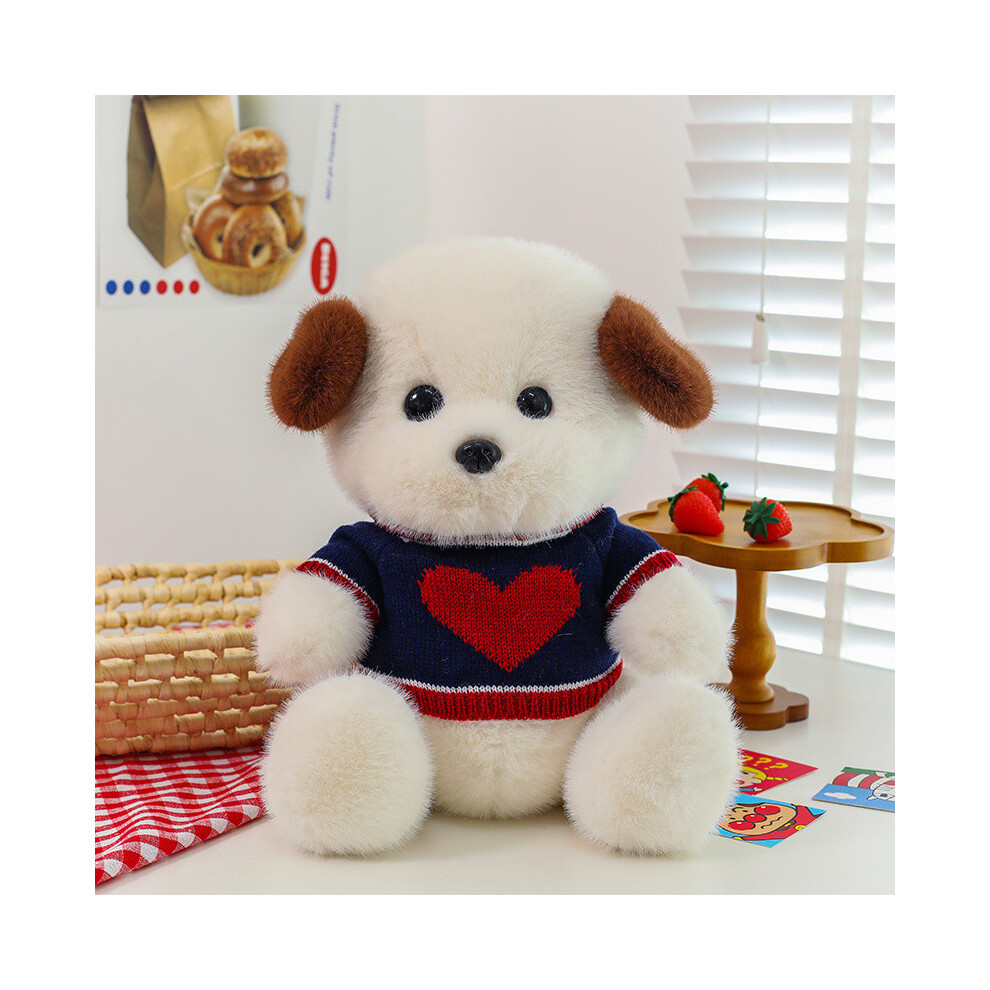 (Blue Dog, 40cm) Sweater Bear Wear Dog Plush Toy Animal Stuffed Doll Decoration Cartoon Gift-image-OPC-PHCFN5B-NEW