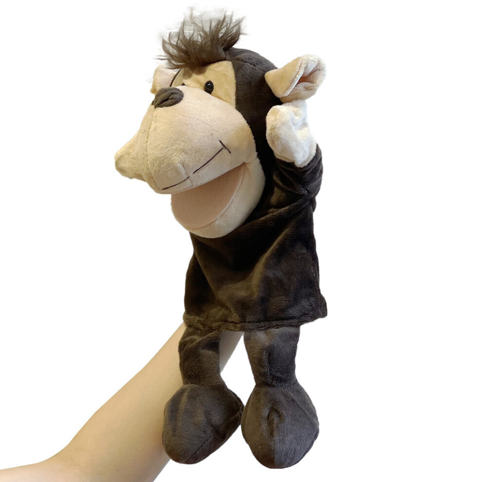 (Monkey) Cows Ducks Pigs Frogs Mouth Opening Ventriloquis Puppet Toys Hand Gift Plush Kid