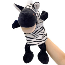 (Zebra) Cows Ducks Pigs Frogs Mouth Opening Ventriloquis Puppet Toys Hand Gift Plush Kid