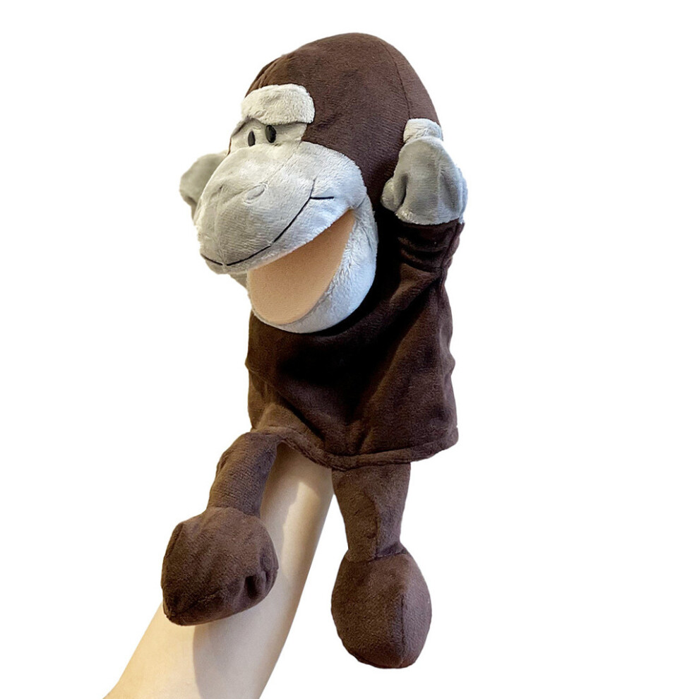 (Gorilla) Cows Ducks Pigs Frogs Mouth Opening Ventriloquis Puppet Toys Hand Gift Plush Kid