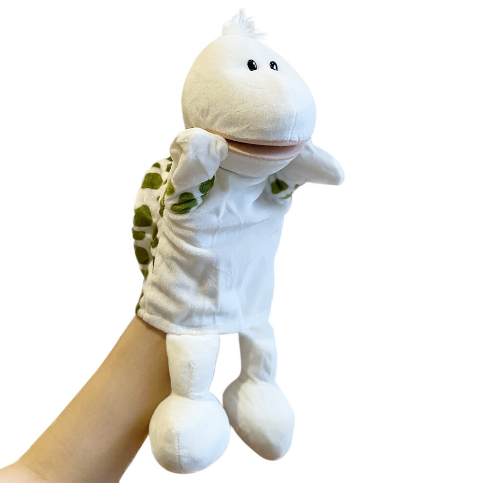 (Tortoise) Cows Ducks Pigs Frogs Mouth Opening Ventriloquis Puppet Toys Hand Gift Plush Kid