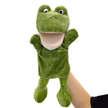 (Frog) Cows Ducks Pigs Frogs Mouth Opening Ventriloquis Puppet Toys Hand Gift Plush Kid