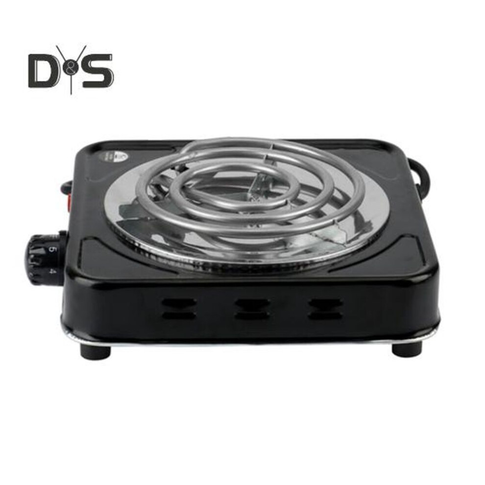 1000w Countertop Single Coiled Burner Electric Hot Plate Overheating Protection Easy To Clean Portable Electric Single Burner