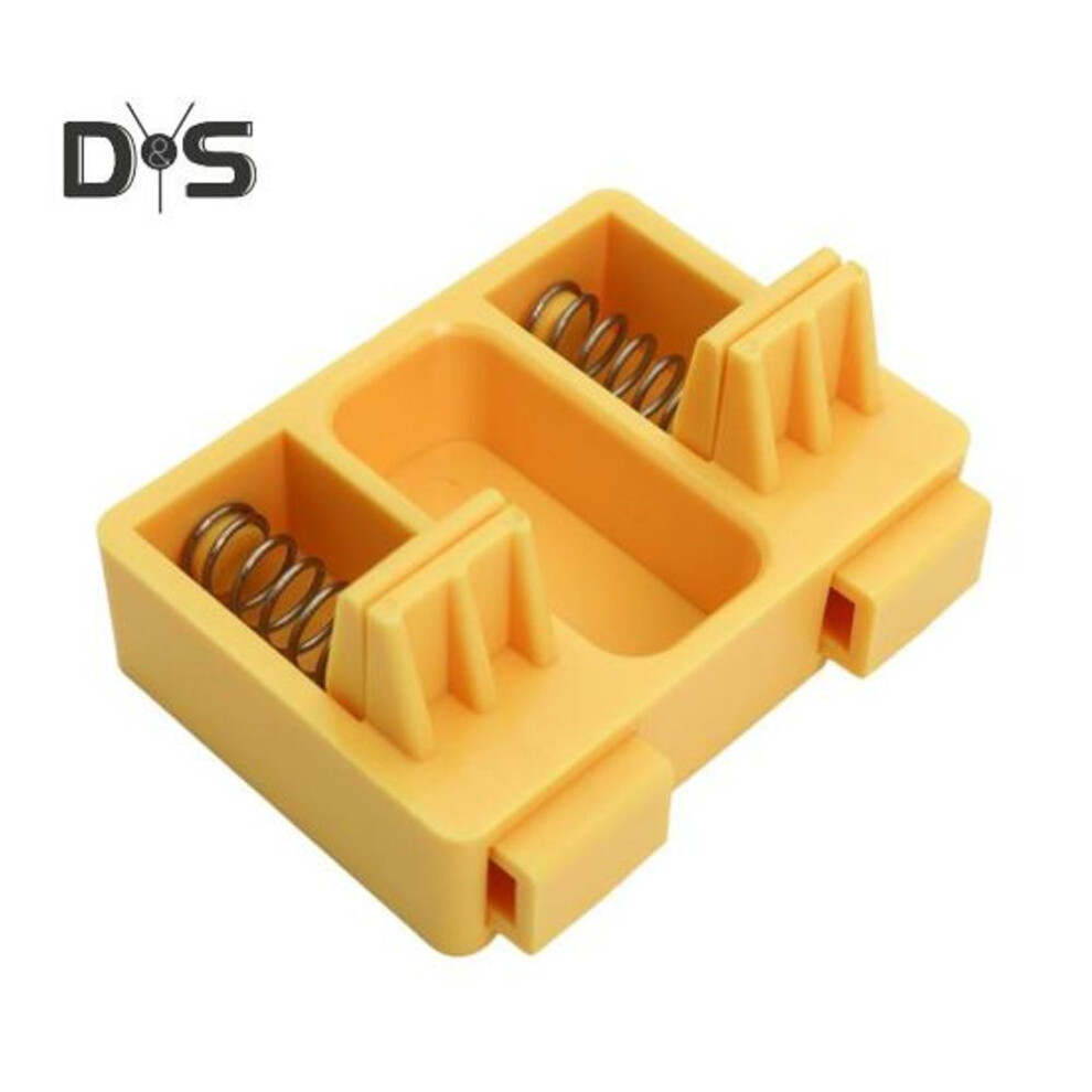 (yellow) Electric Wire Welding Fixture Tool Compact Design Portable Multi-Functional Spot Welding Fixture Tool Soldering Electrode Holder