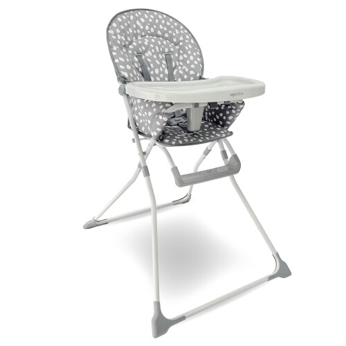 My Babiie My Babiie MBHC1 Compact Highchair - Grey Dalmatian