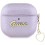 Guess Guess Metallic Script Charm Case for AirPods 4 Purple - GUA4PGMCSU 1