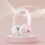 Hello Kitty Hello Kitty Face Logo Pink Bluetooth On-Ear Hovedtelefoner 5