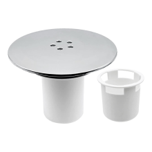 Shower Trap Cover, Plug Hole Cover 90Mm/115Mm Drain Replacement Chrome Plated Finish