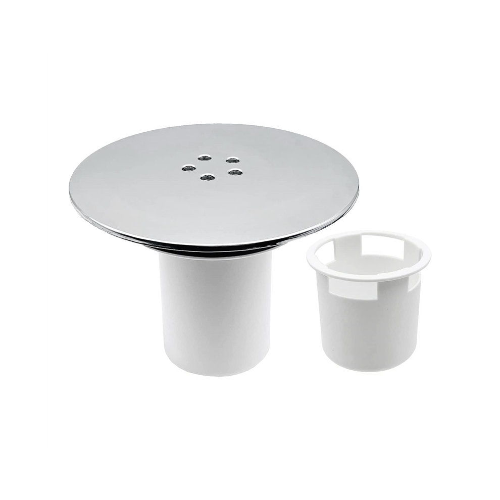 Shower Trap Cover, Plug Hole Cover 90Mm/115Mm Drain Replacement Chrome Plated Finish
