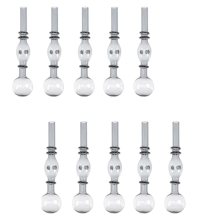 10PCS Glass Oil Lamp Burners High Borosilicate Burner Pipe Heat Resistant Lantern Cover