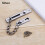 (Silver) Door Chain Lock Latch with Spring Stainless Steel Security Press Bolt UK 1