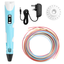 3D Printing Pen with Display Multifunctional Brush UK Plug