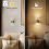 2-Pack LED Night Lights Plug-In, Auto Sensor, Dimmable Brightness, Up/Down Bubble Acrylic Wall Light, US Plug 6