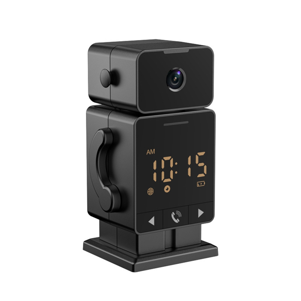 Melitt Mini Tuya Alarms Clock 3Mp Wifi Security Camera Baby Monitor Uk Plug