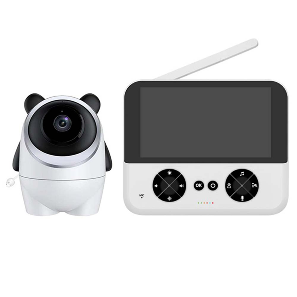4.3 Inch Wifi Baby Monitor With Night Vision & Two-Way Audio- Us Plug Melitt