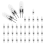 40PCS G4 12V 20W Halogen Lamp Bulb Inserted Beads Crystal Bulbs 4