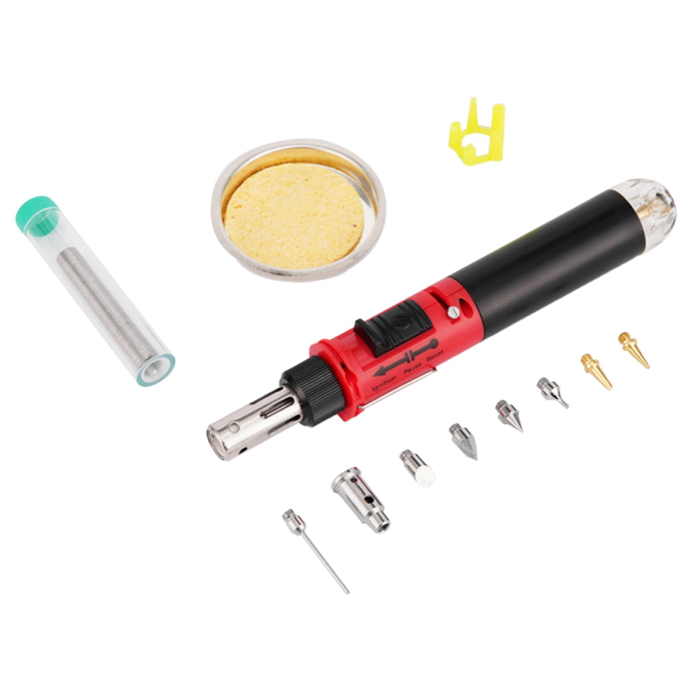Cordless Gas Soldering Iron Heat Blower Torch Self- Instant Start Portable Adjustable Flame Control Welding Tools 4851255842596