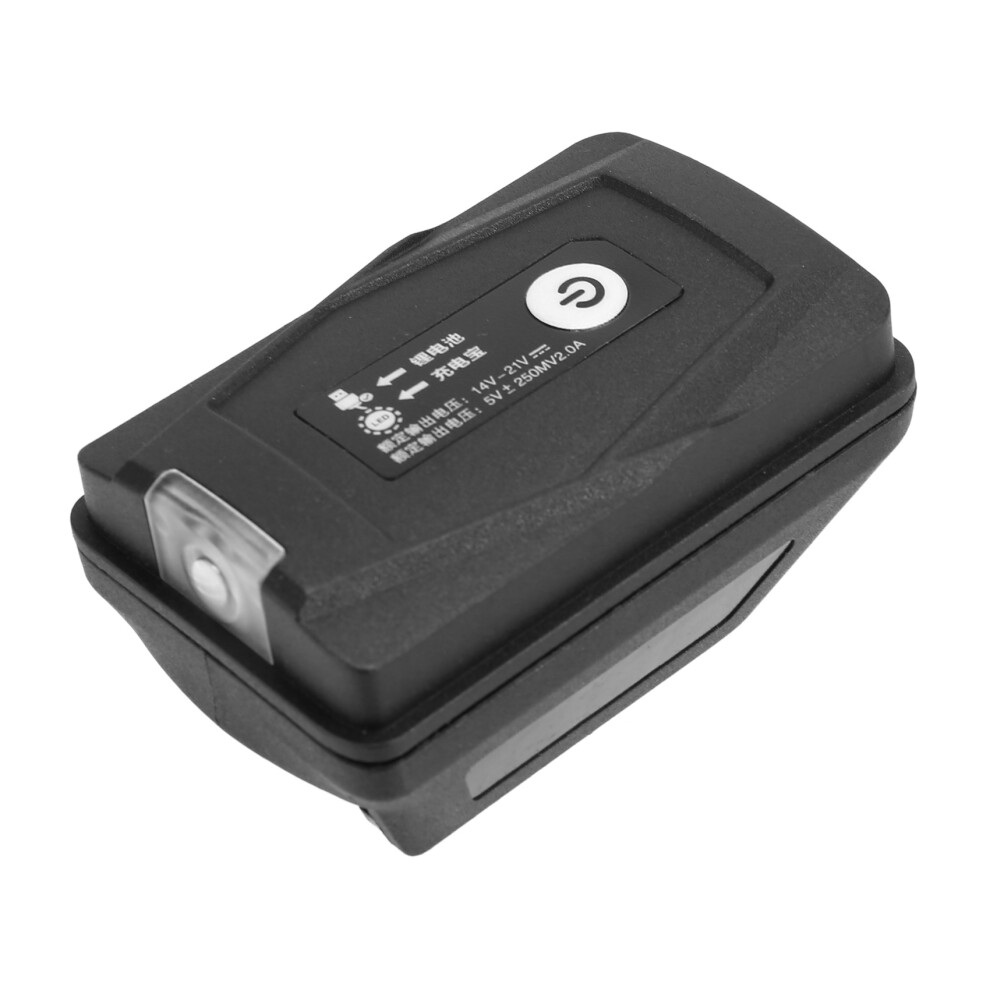 Photos - Power Tool Accessory Adapter Light Lamp Flashlight Torch USB Mobile Phone Charger for Orange 4 Pin Socket 20V Li-Ion Battery Power Bank