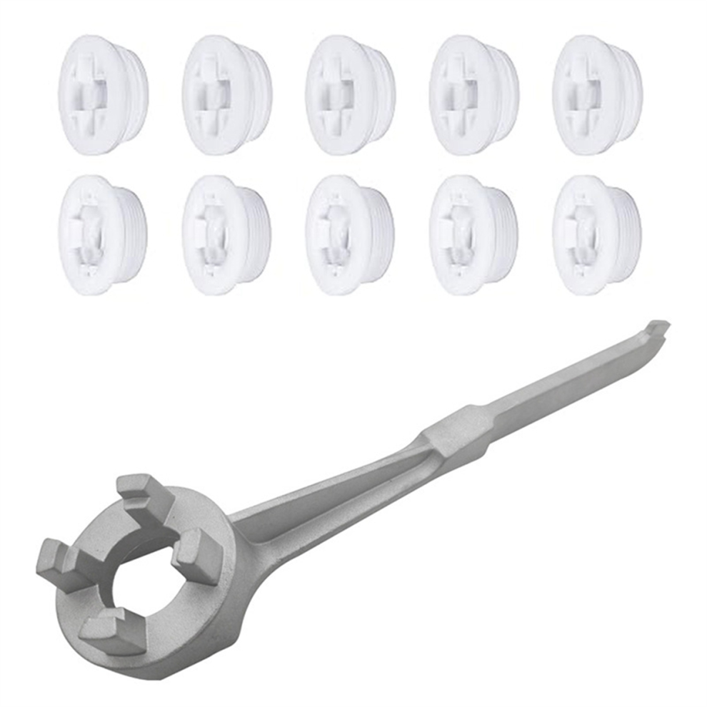 Bung Caps Includes 10 Thread Drum Hole Cap With Wrench Plug For 15/30/55 Gallon 4851255853950