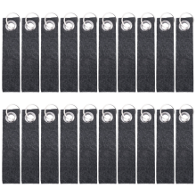 Felt Key Chain, 20 Rings with Stainless Steel Ring, Personalised DIY Decoration, Craft Chain