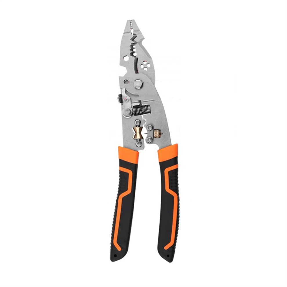 21 Copper Wheel Multifunctional Wire Stripping Pliers For Splitting,Peeling,Pressing,Winding,Electrician Split 4851255859556