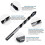 Masonry Drill Bit Set for Glass/Tile/Plastic/Wood/Concrete/Cement/Metal, Professional Carbide Bits,Set (1/8-1/2In) 4