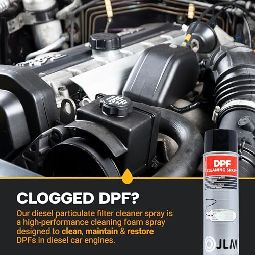JLM Diesel Particulate Filter (DPF) Cleaner | Car Engine Additive Spray, 400ml (J02220) 1