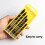 Masonry Drill Bit Set for Glass/Tile/Plastic/Wood/Concrete/Cement/Metal, Professional Carbide Bits,Set (1/8-1/2In) 7
