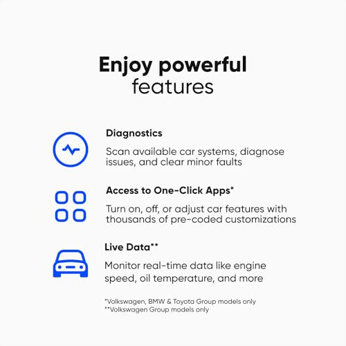 Diagnostica OBD2 - OBDELEVEN - OBDeleven Professionale - Bluetooth - Accesso completo - Lettura dei codici 1