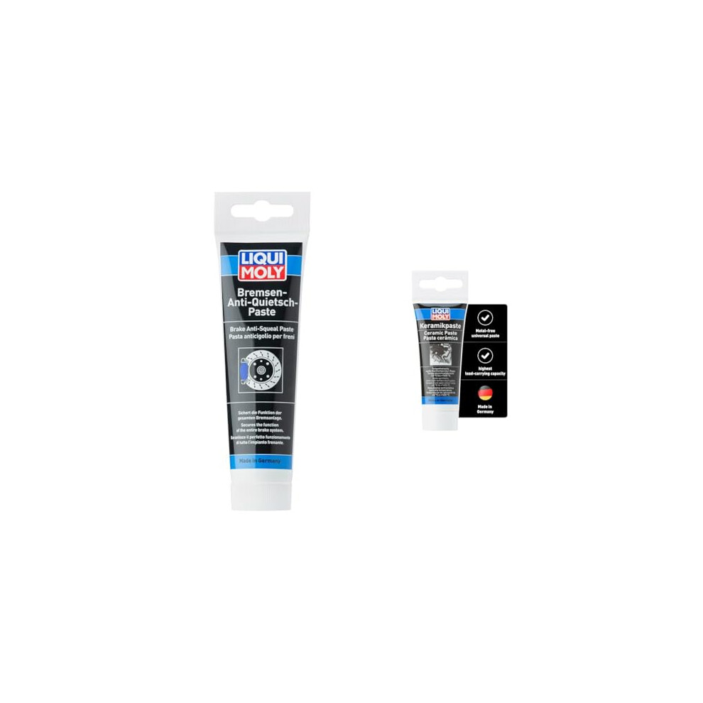 Liqui Moly Brake Anti-Squeal | 100 G | Paste | Sku: 3077 & Ceramic Paste | 50 G | Paste | Sku: 3418 3062061815037