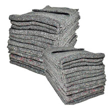 Pack of 20 Furniture Moving Van Removal Packing Transit Fabric Blankets -200cm x 150cm