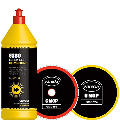 FARECLA Farécla G360 Super Fast Compound, Red Cap, 1kg 1