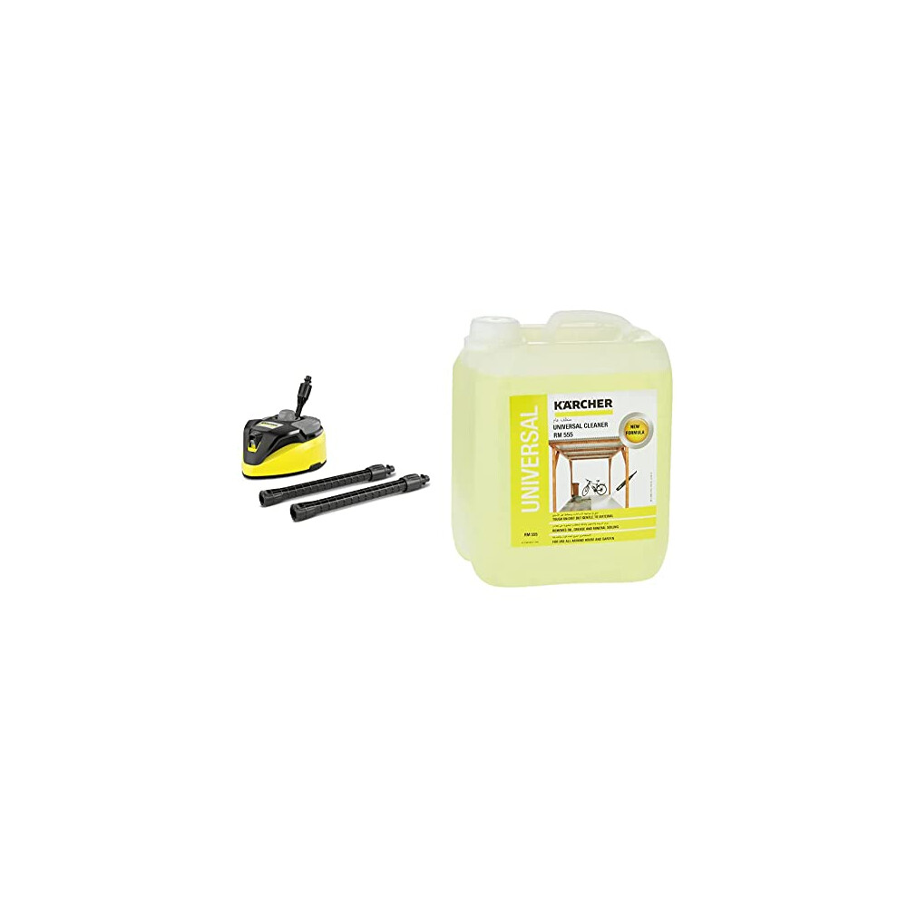 Kärcher 2.644-074.0 T7 Plus T-Racer Surface Cleaner & 5 L Canister Pressure Washer Detergent, Universal Cleaner
