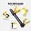 VEVOR VEVOR Strut Spring Compressor Set, Macpherson Strut Spring Compressor Kit, Interchangeable Fork Strut Coil Extractor Remover Tool, with Yellow Protec 4