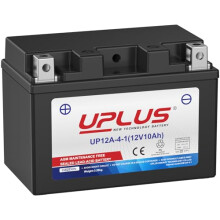 UPLUS Motorcycle Battery UP12A-4-1 Replacement for YT12A-BS 12V 10Ah Maintenance Free - SLA Agm Powersport Batteries for ATVs, Personal Watercraft,Sn