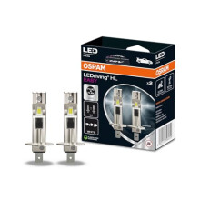 OSRAM LEDriving HL EASY H1, LED high and low beam lamp, Cool White 6500K, no accessory needed, offroad use only - no ECE, 2 lamps