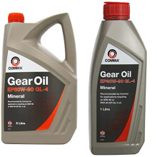 Comma GO45L 5L EP80W90 GL4 Gear Oil - Grey & GO41L EP80W-90 1L GL4 Gear Oil