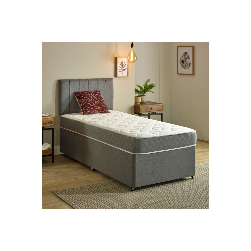 (3ft Single Mattress - 90cm x 190cm) Essentials Jump n Tac Hybrid Mattress - 7.5" Deep, Soft Feel-image-OPC-PHCHGF9-NEW