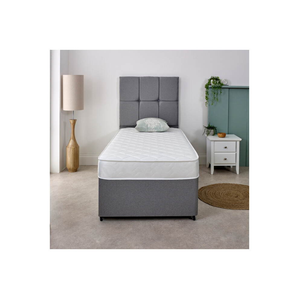 Starlight Beds (European Single Mattress - 90Cm X 200Cm) Cooltouch Diamond Hybrid Mattress - 18Cm Deep, Plush Feel